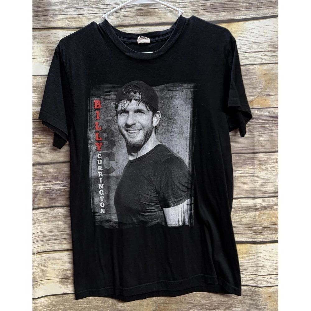Billy Currington Shirt Men's Medium Black Short Sleeve Enjoy Yourself Tour